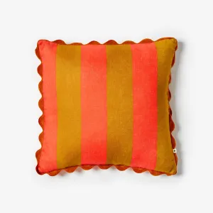 Big Stripe Orange 50cm Cushion