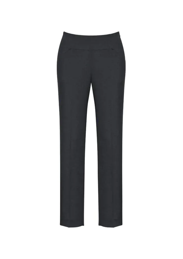 Biz Corporate Ladies Bandless Slim Leg Pant (10121)