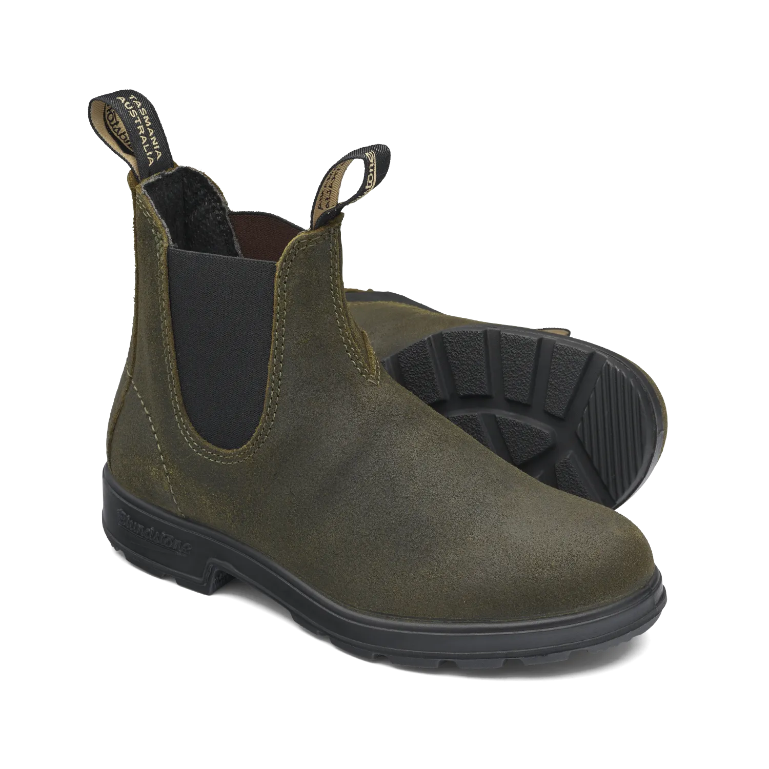 Blundstone 1615 - Original Dark Olive Waxed Suede