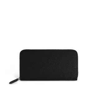 Bond Street Zip Travel Wallet in Sharkskin