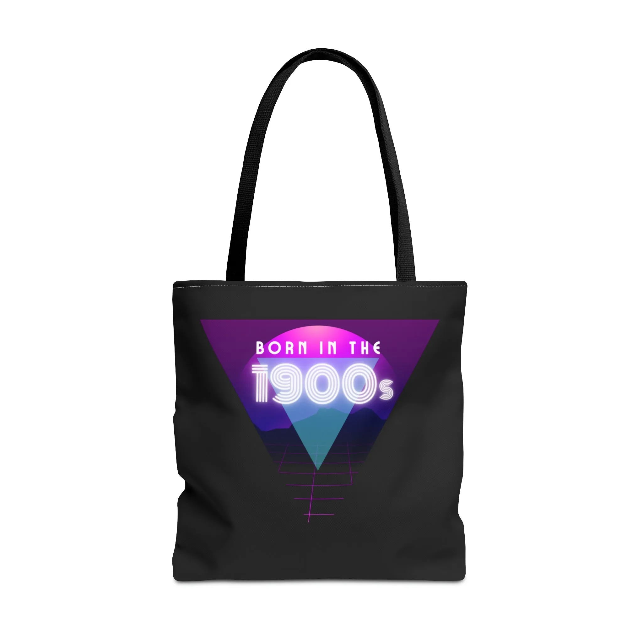 Born in the 1900s Tote Bag in Black | 18" x 18"