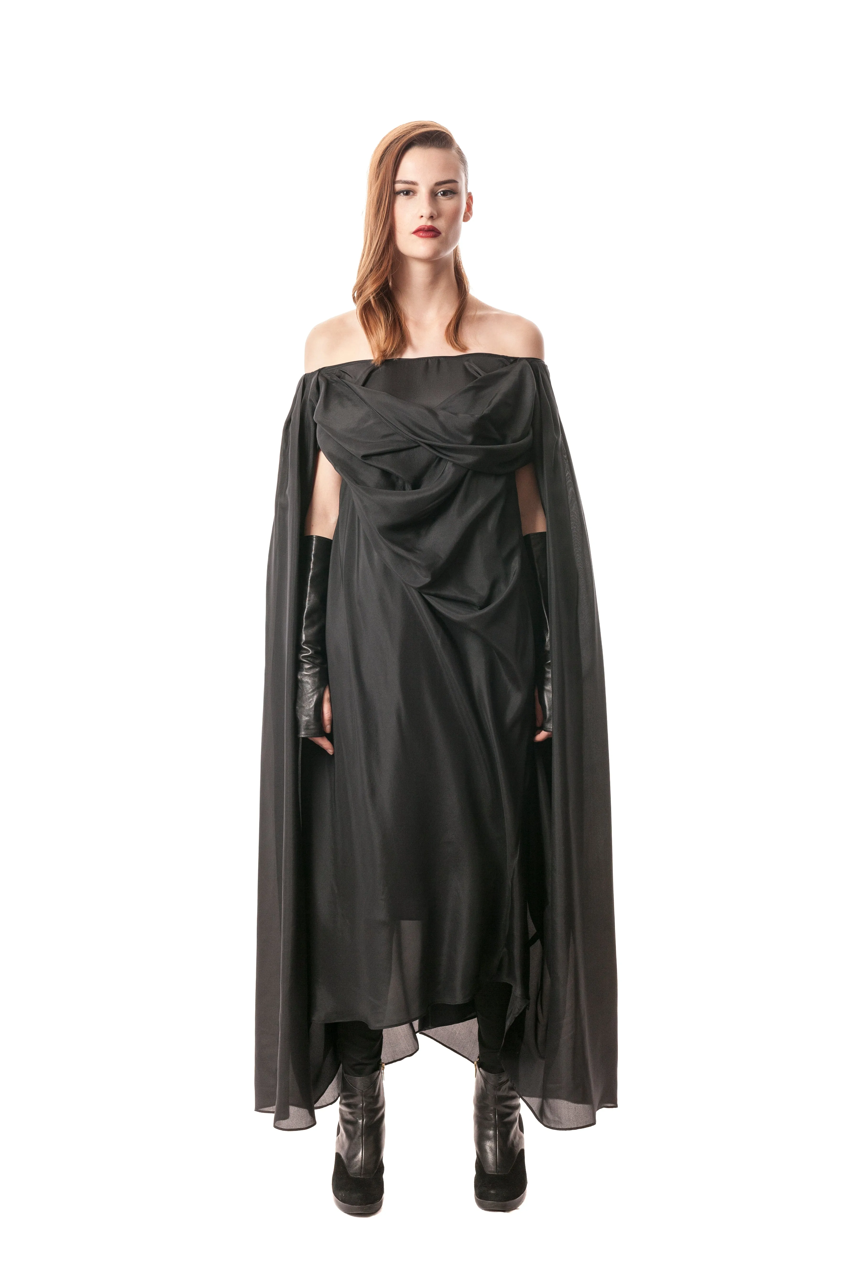 Botticelli Draped Romper Dress