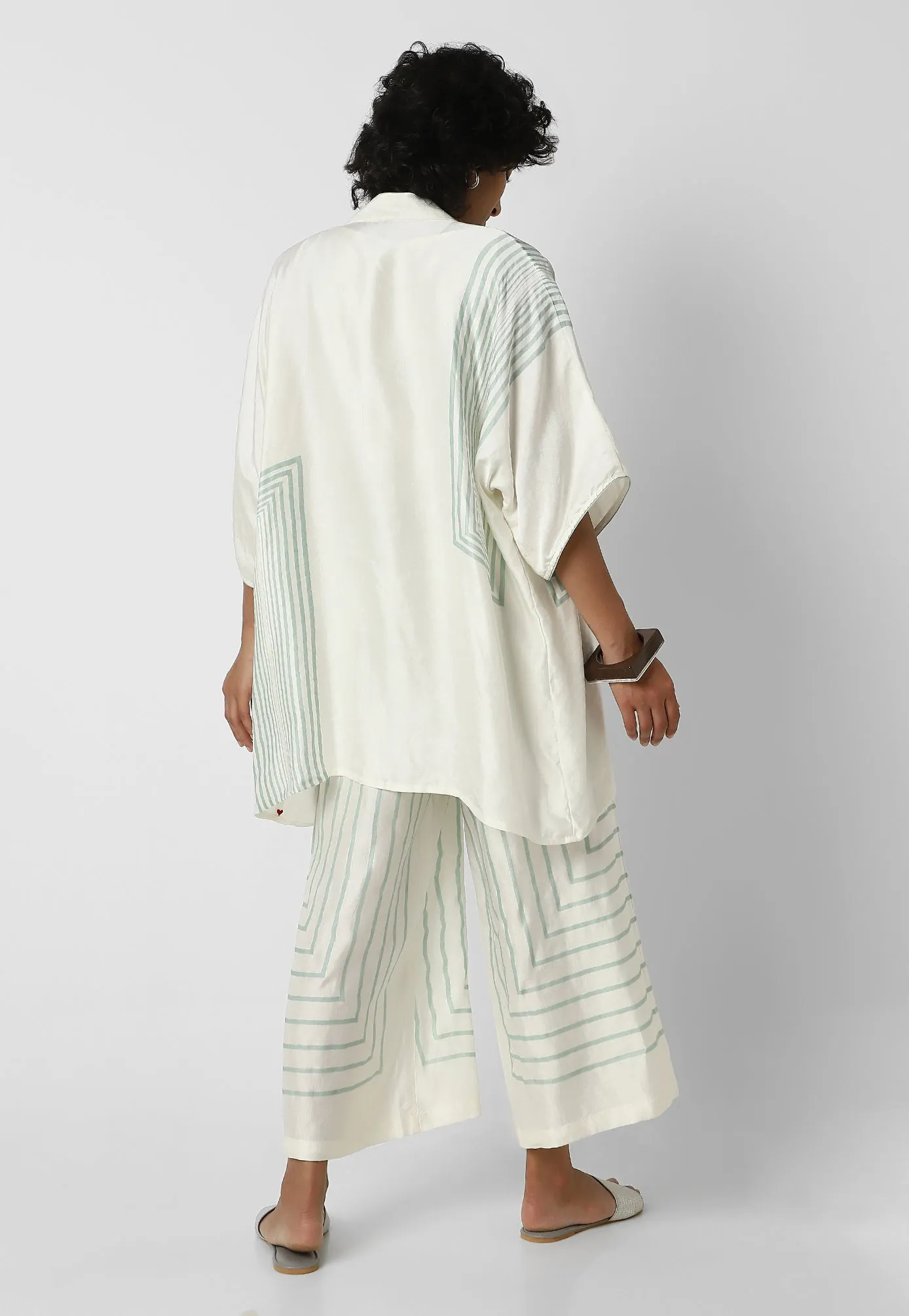 Box Maze Kimono Open Jacket Set