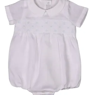 Boy Shortie | Blue & White
