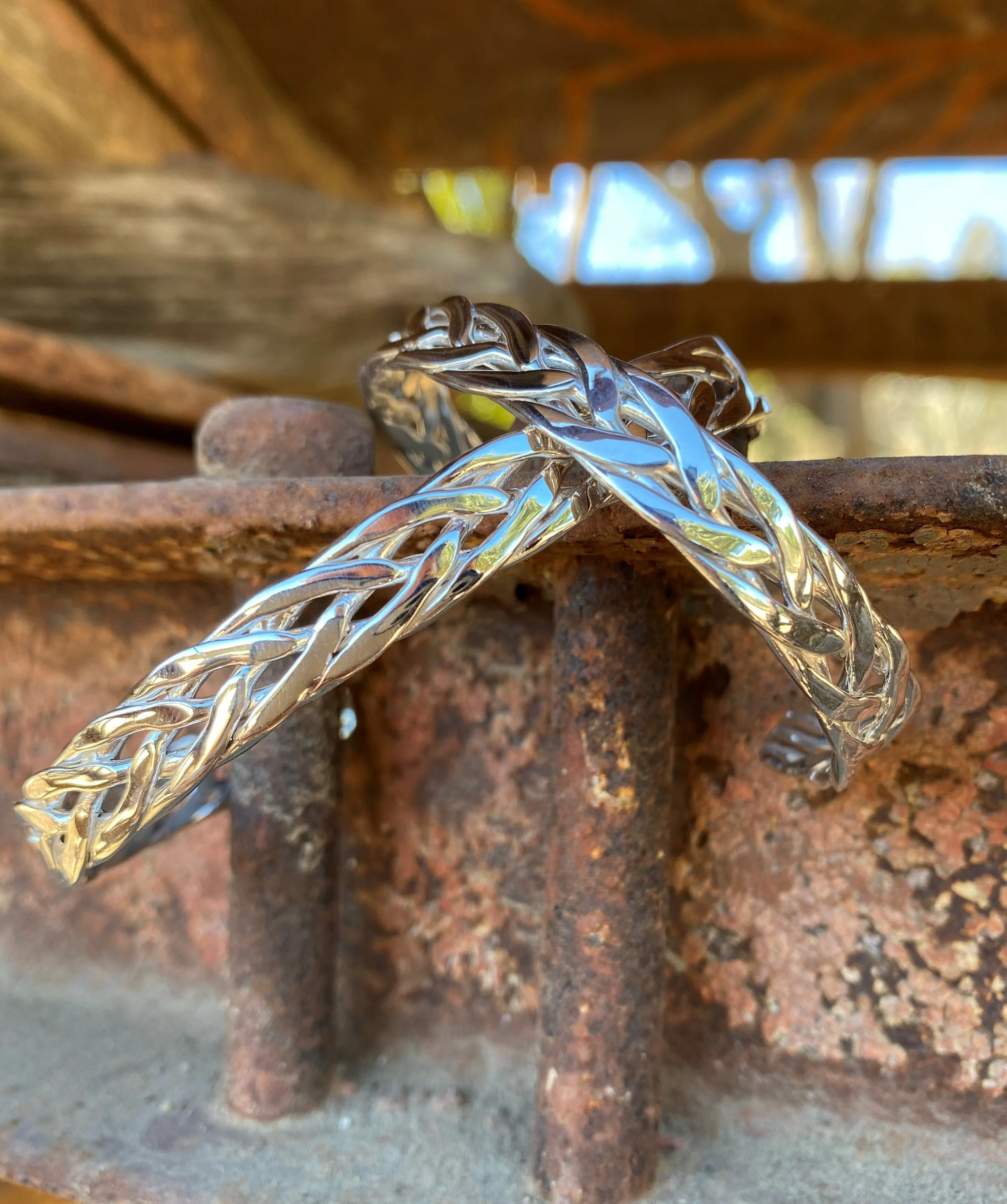 Braided Bracelet, Sterling Silver
