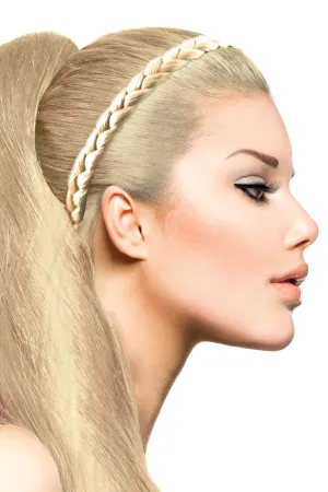 Braided Headband: Platinum Blonde