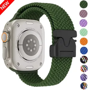 Braided Magnetic Strap for Apple Watch – Bracelet Band for iWatch
