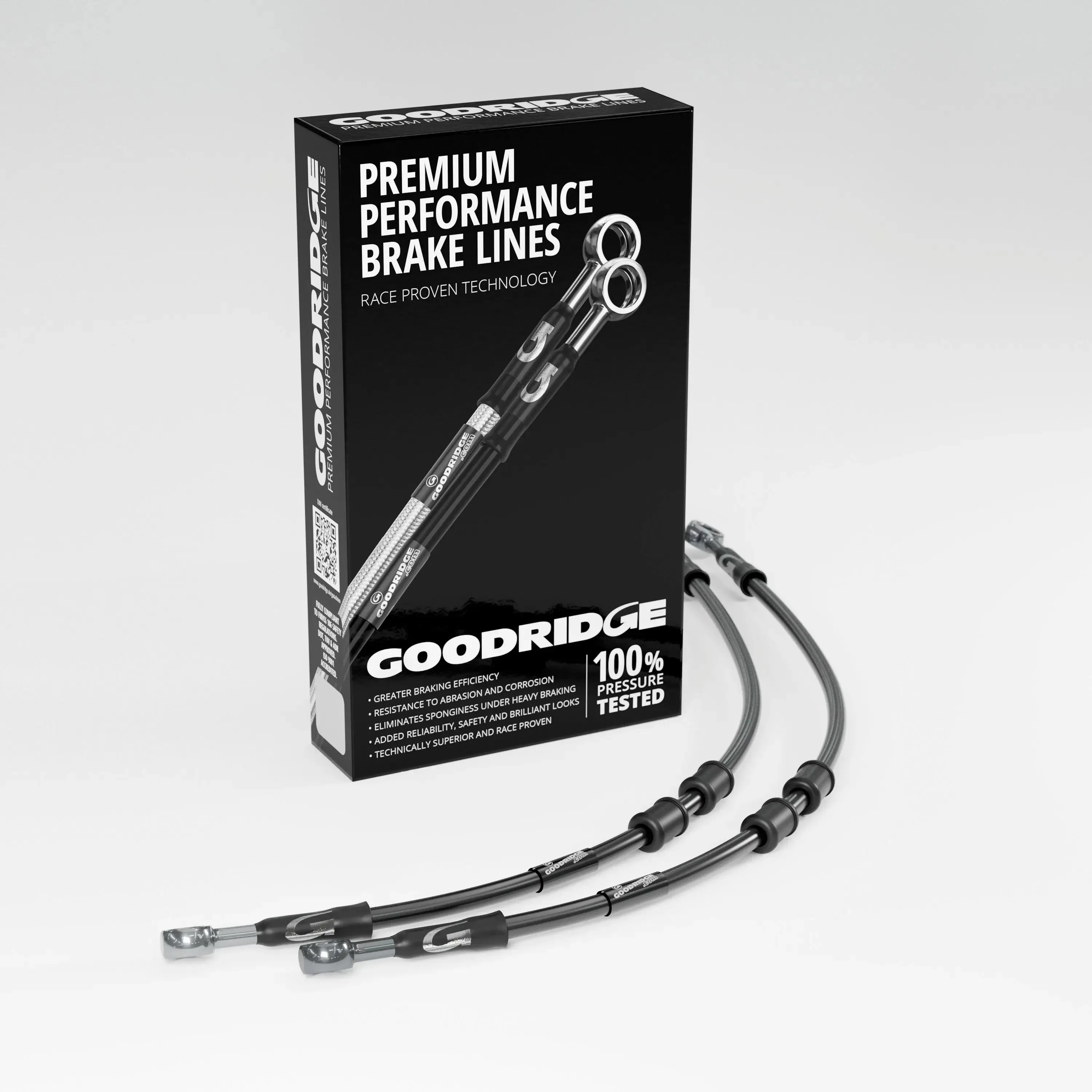BRAKE HOSE KIT FOR KAWASAKI ZZR1400 (NON ABS) 06-10