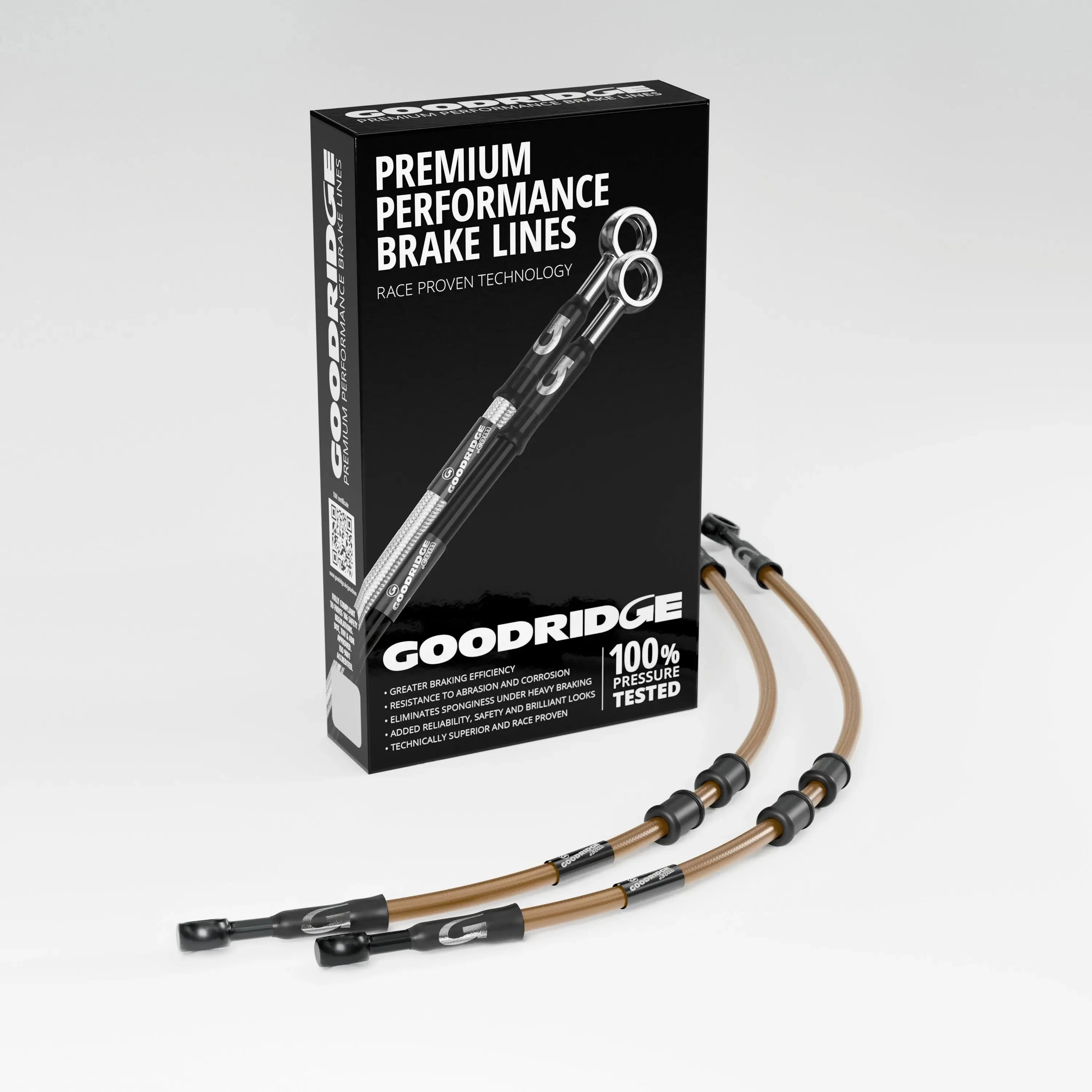 BRAKE HOSE KIT FOR KAWASAKI ZZR1400 (NON ABS) 06-10