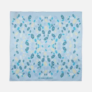 Brass Knuckles Abstract Pocket Square