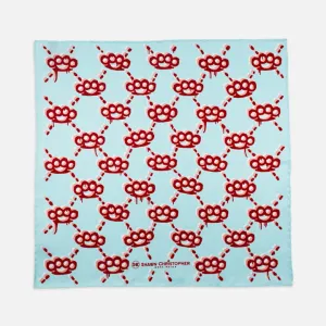 Brass Knuckles Paint Pocket Square
