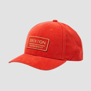 Brixton Palmer Proper X Netplus MP Snapback Cap Paradise Orange