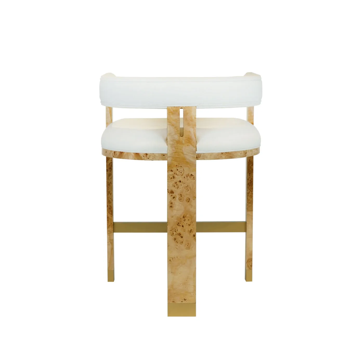 Burl Wood Jada Stool