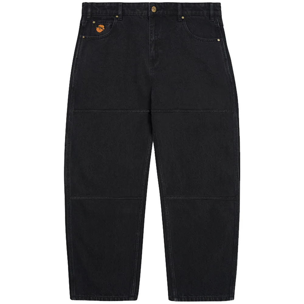 Butter Goods Santosuosso Double Knee Denim Jeans Washed Black