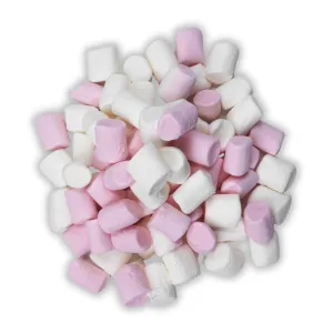 Candycrave Pink & White Mini Mallows - 1kg