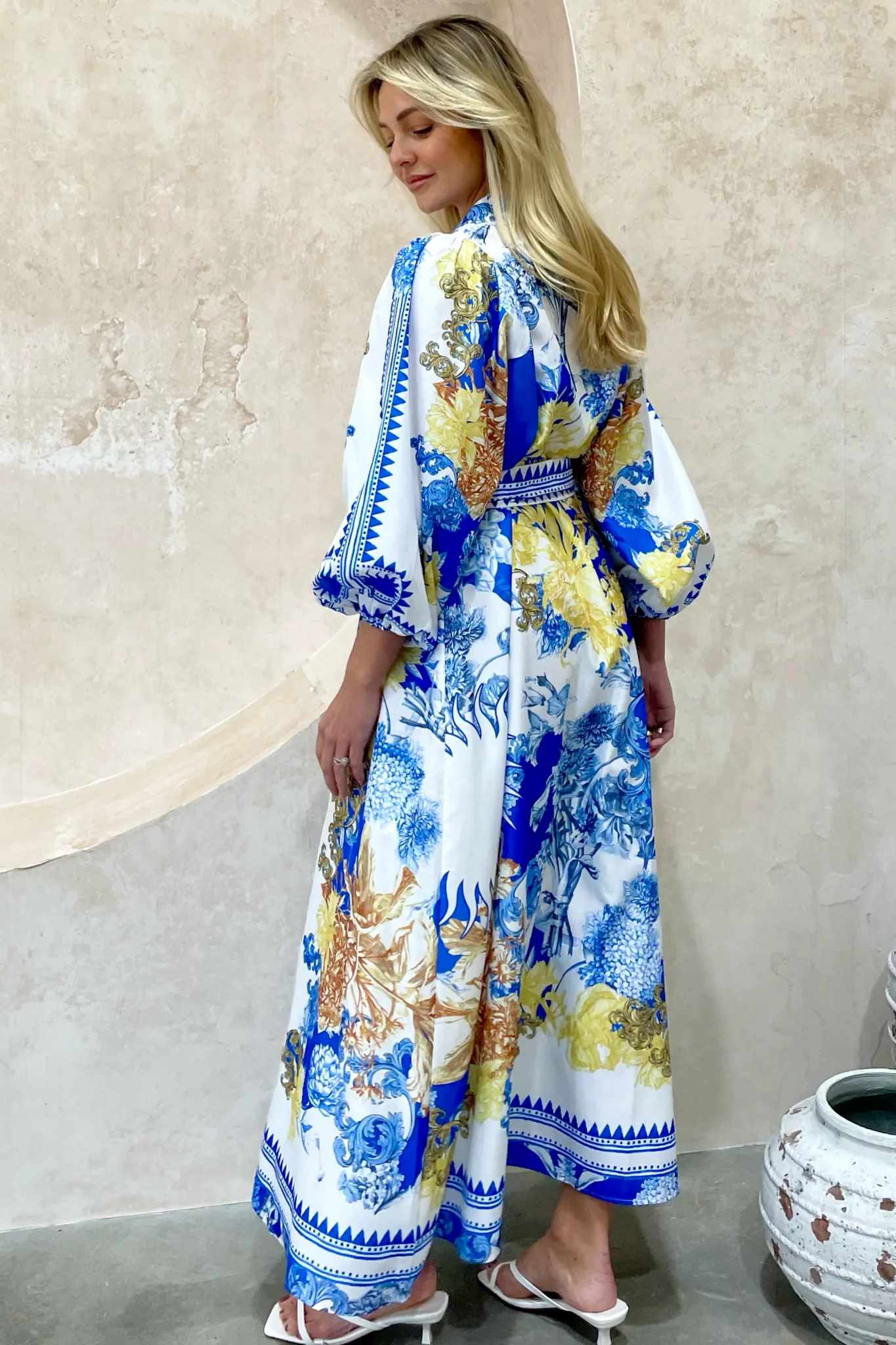 CAPRI 3/4 SLEEVE DRESS EURO DOLL