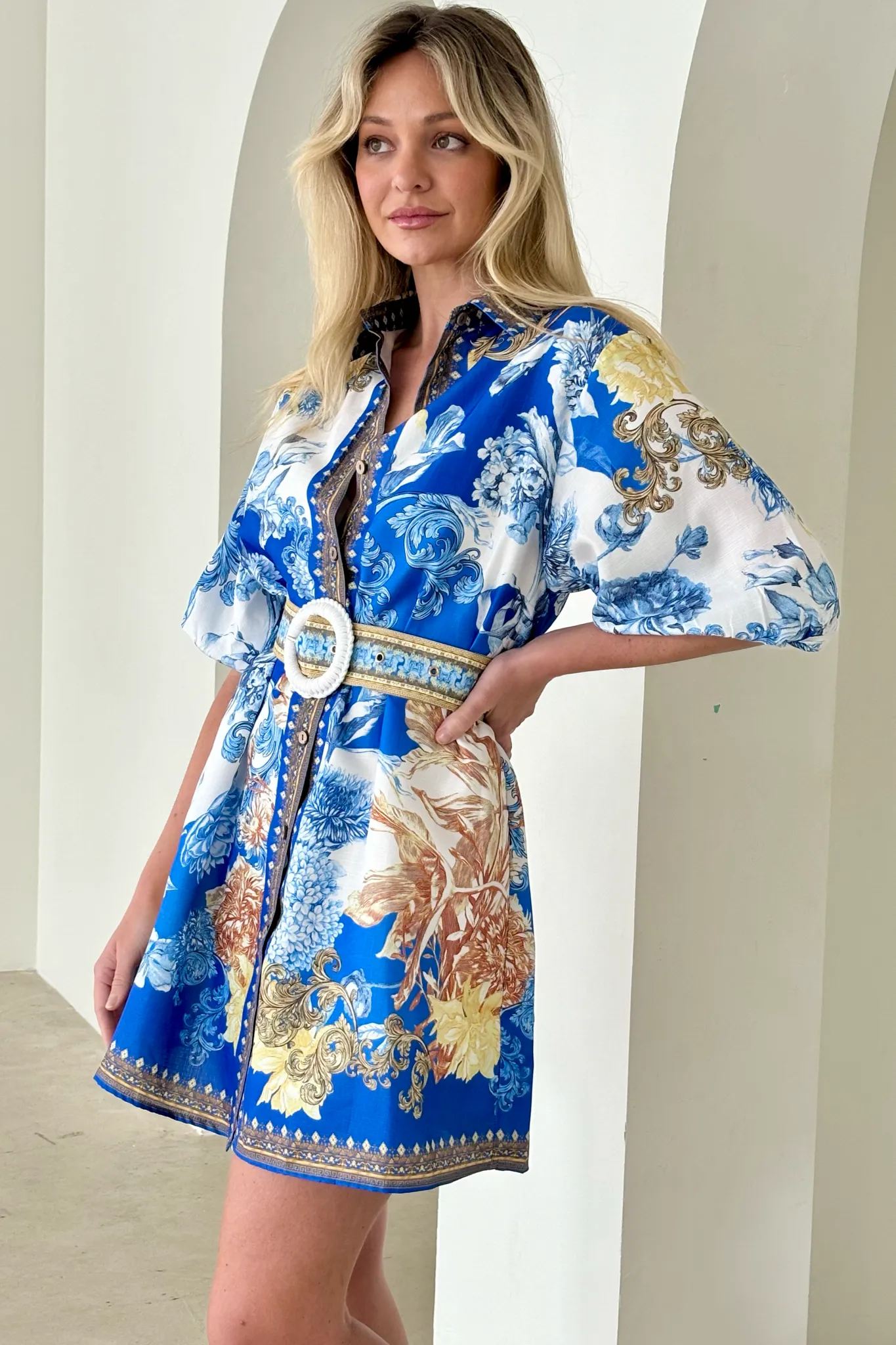 CAPRI SHIRT DRESS EURO DOLL