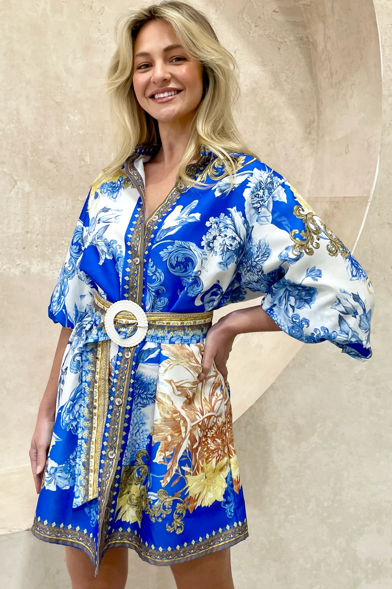 CAPRI SHIRT DRESS EURO DOLL