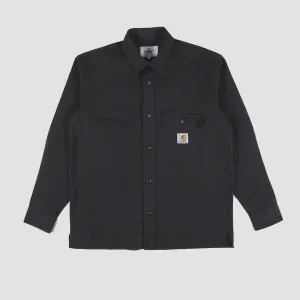 Carhartt WIP Reno Longsleeve Shirt Jac Black Garment Dyed