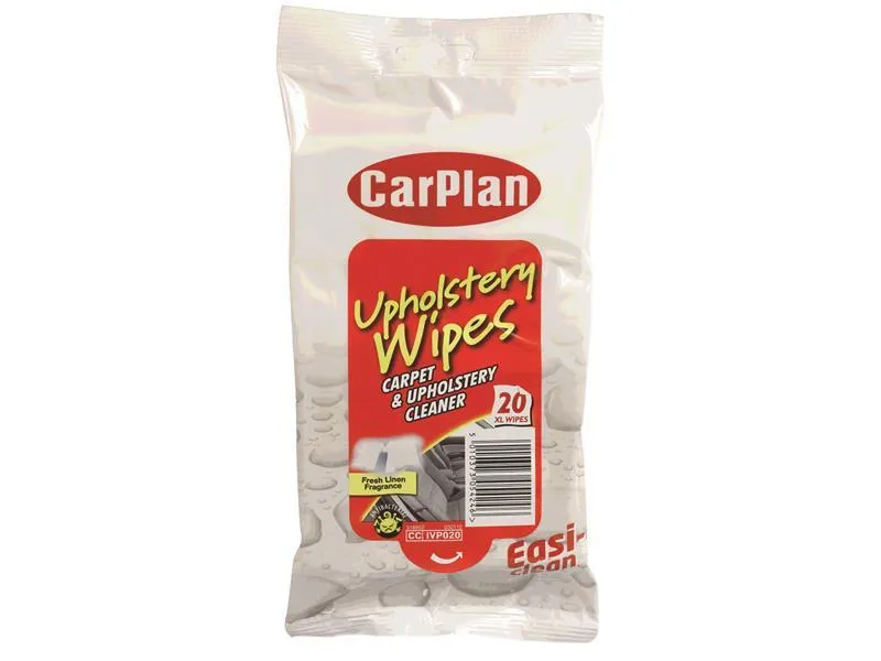 Carplan Upholstery Wipes (Pouch Of 20)