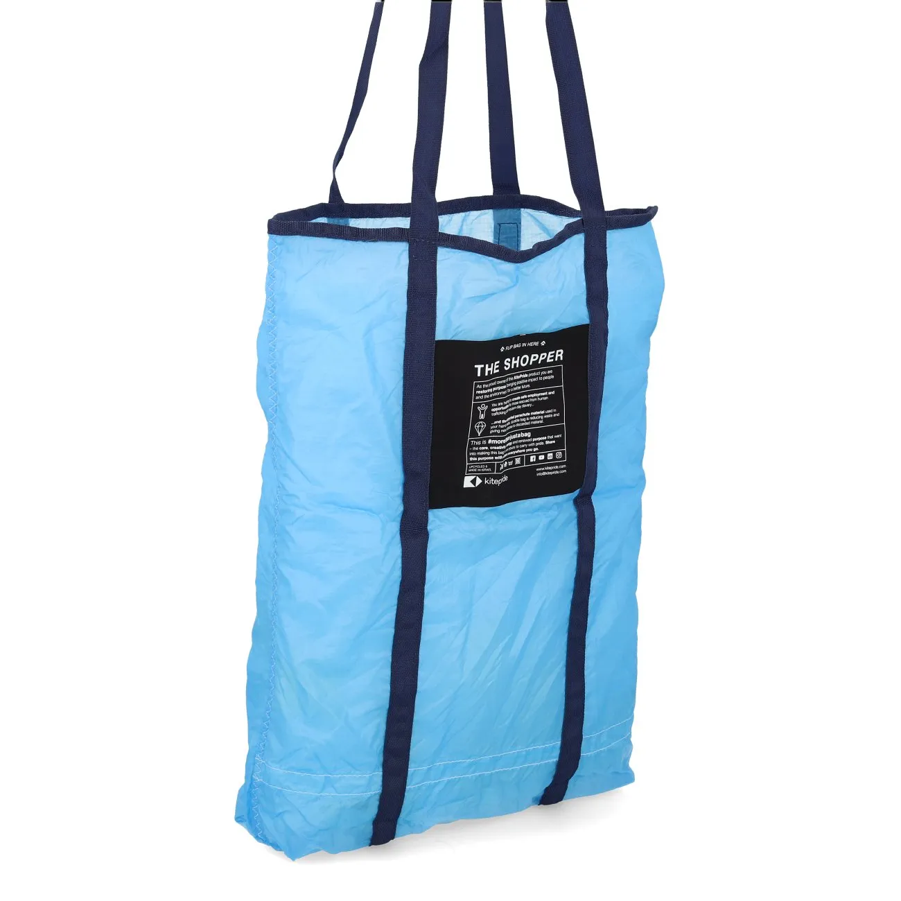 Cassy Shopper Tote-Silk Blue