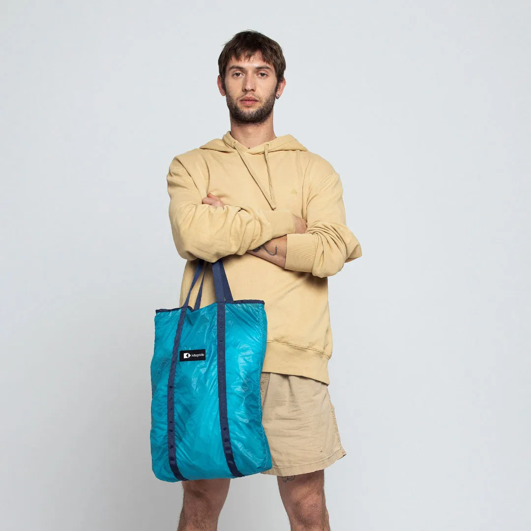 Cassy Shopper Tote-Silk Blue