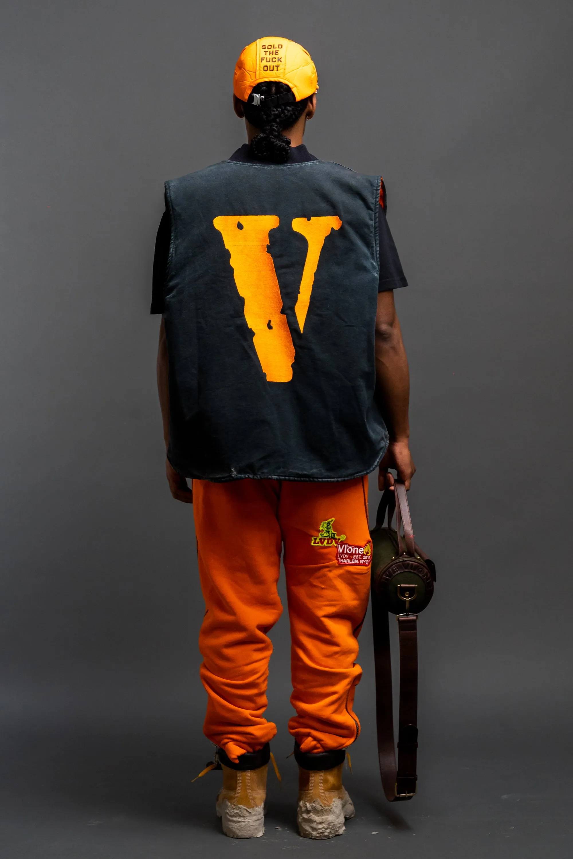 Caution Reversible Zip Vest