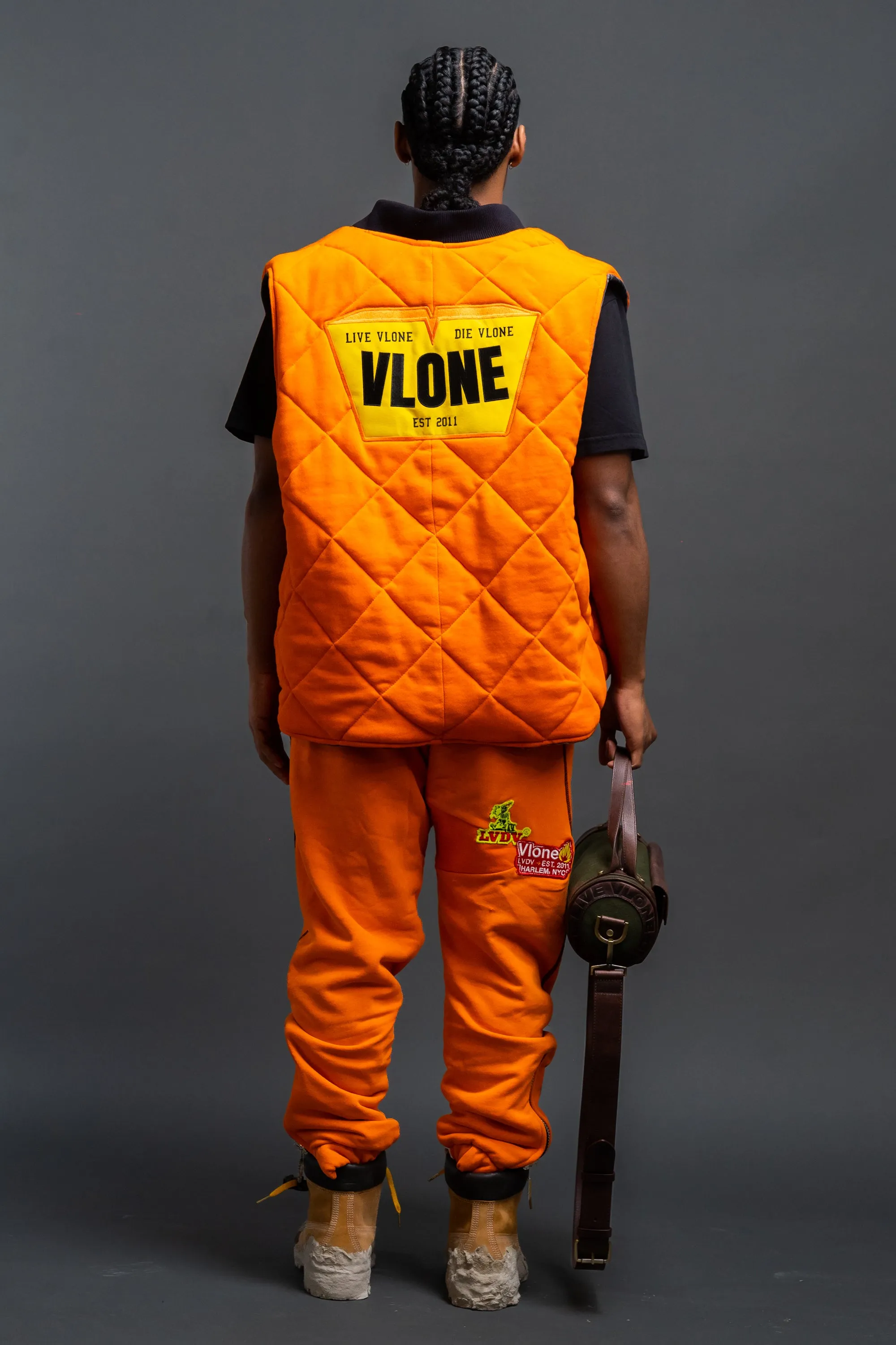 Caution Reversible Zip Vest