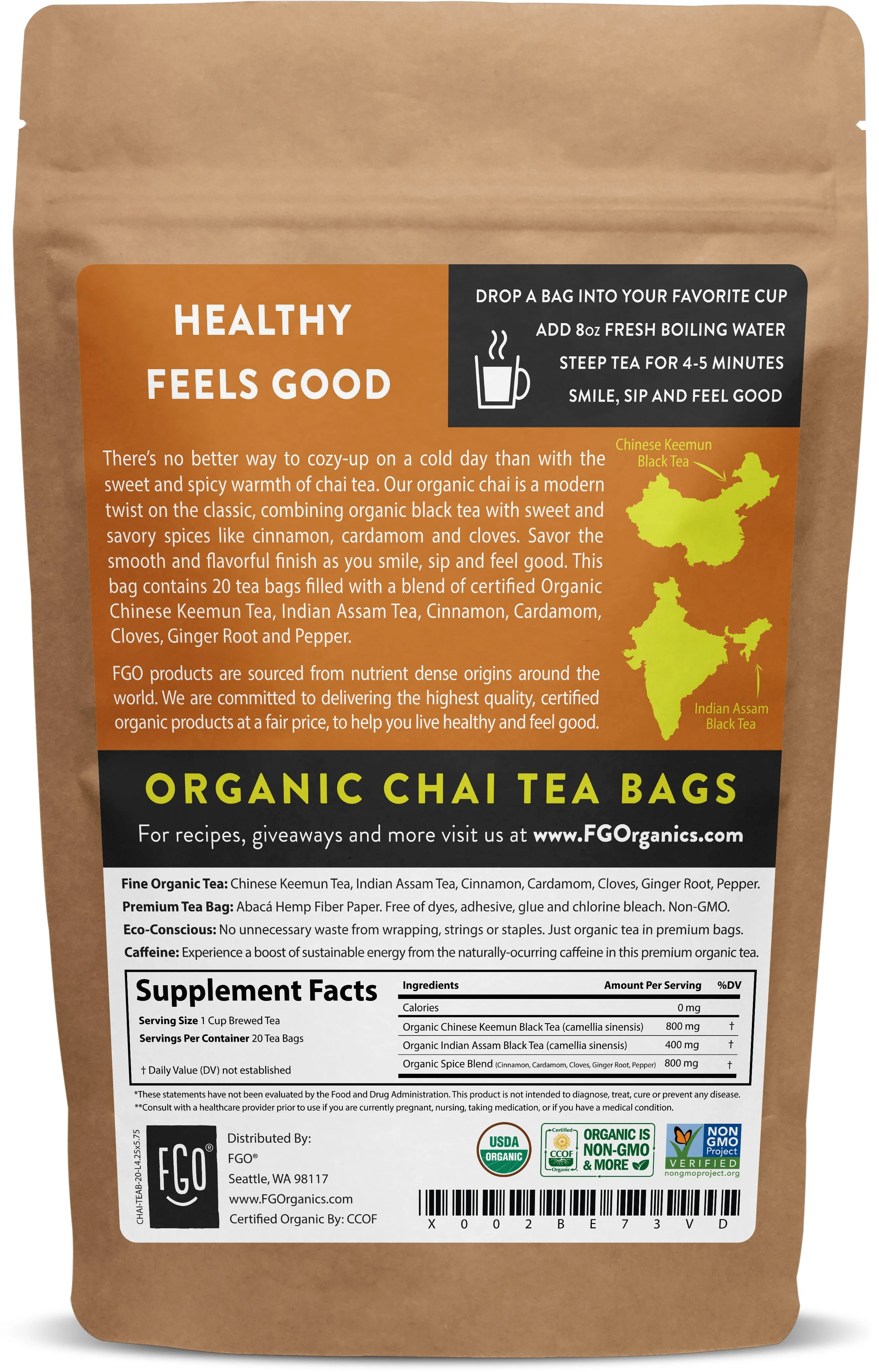 Chai Tea Bags