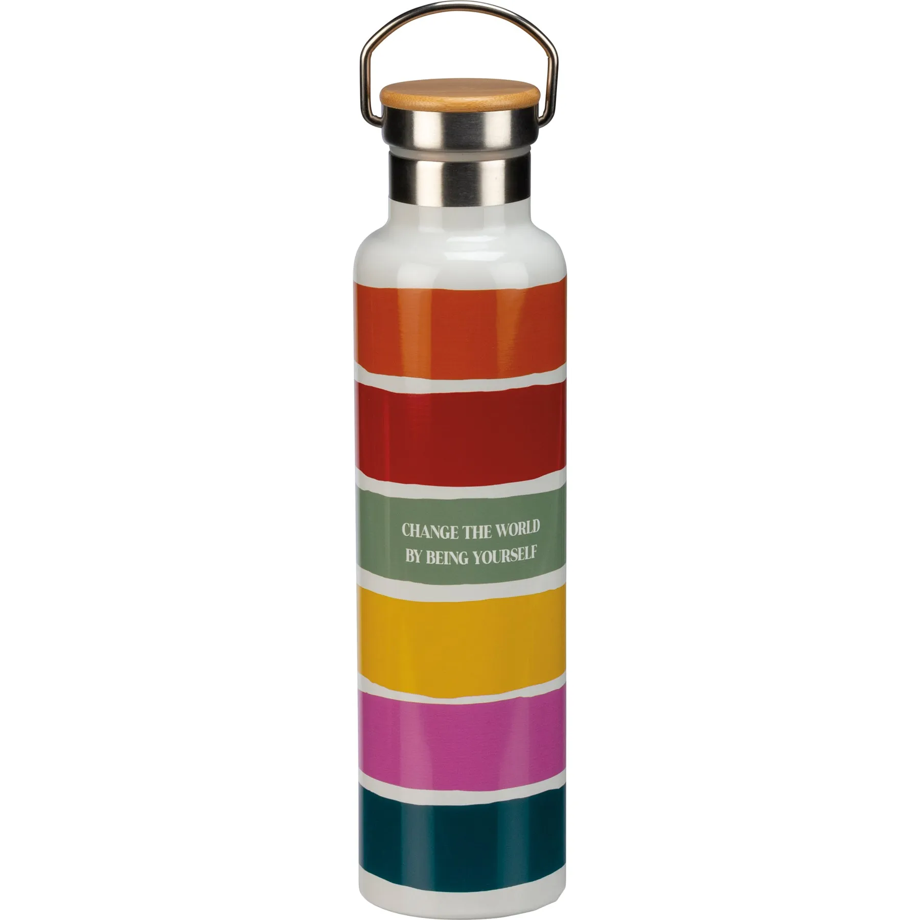 Change the World By Being Yourself Pride Insulated Bottle