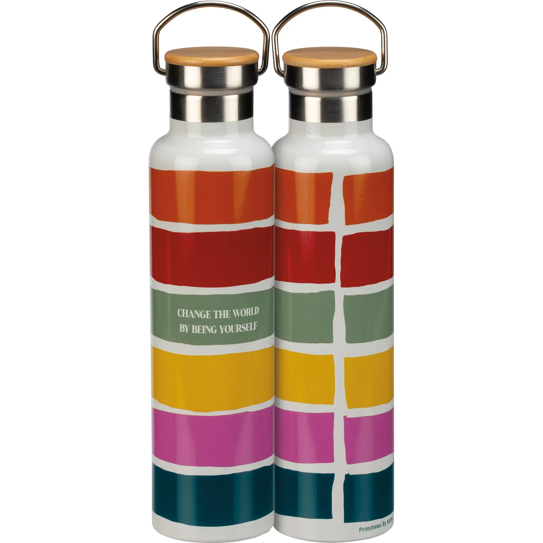 Change the World By Being Yourself Pride Insulated Bottle