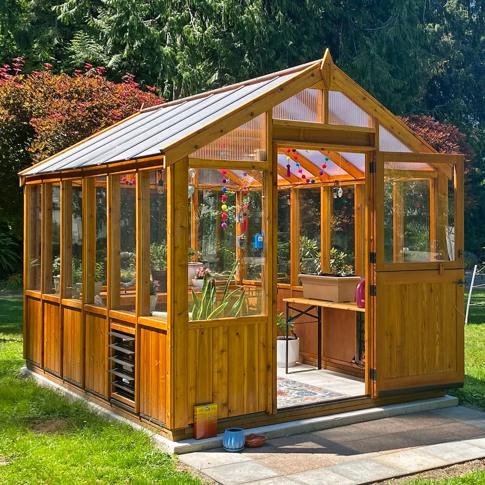 Charley's Alpine Insulated Cedar Greenhouse