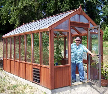 Charley's Alpine Insulated Cedar Greenhouse