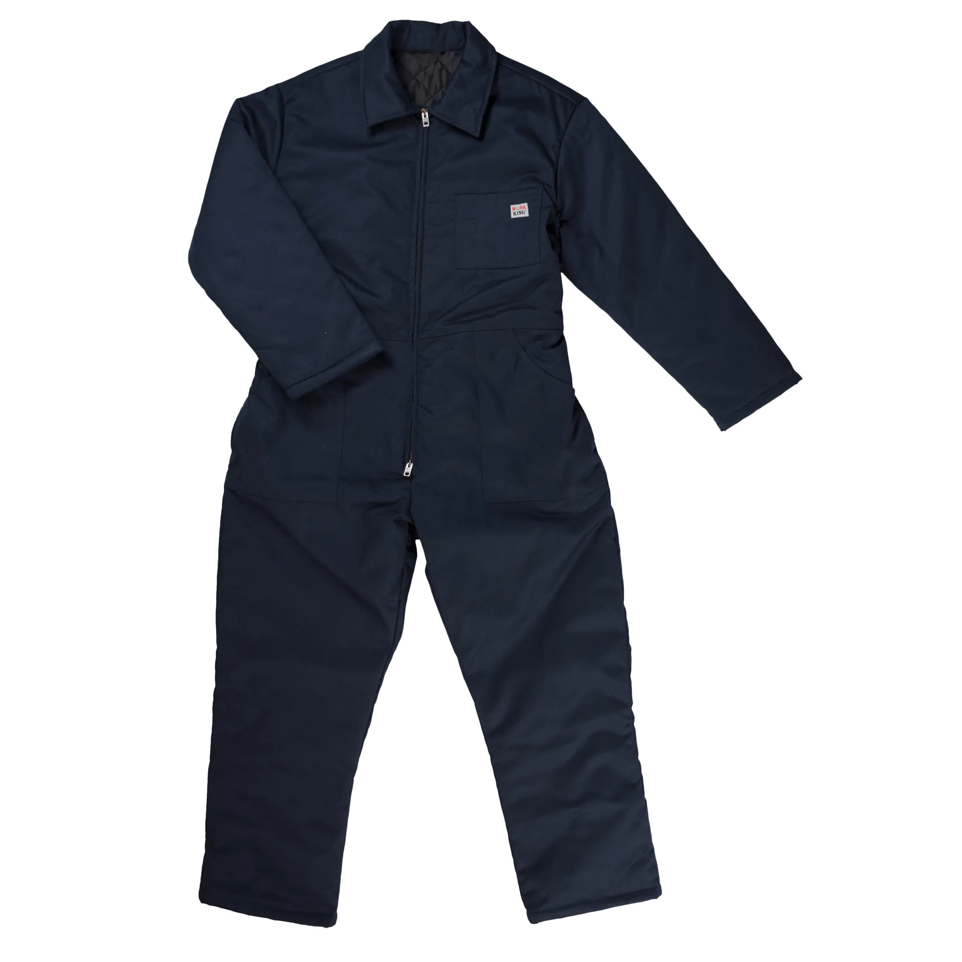 CL71211-XL-Navy Coveralls Work King Twill Lined