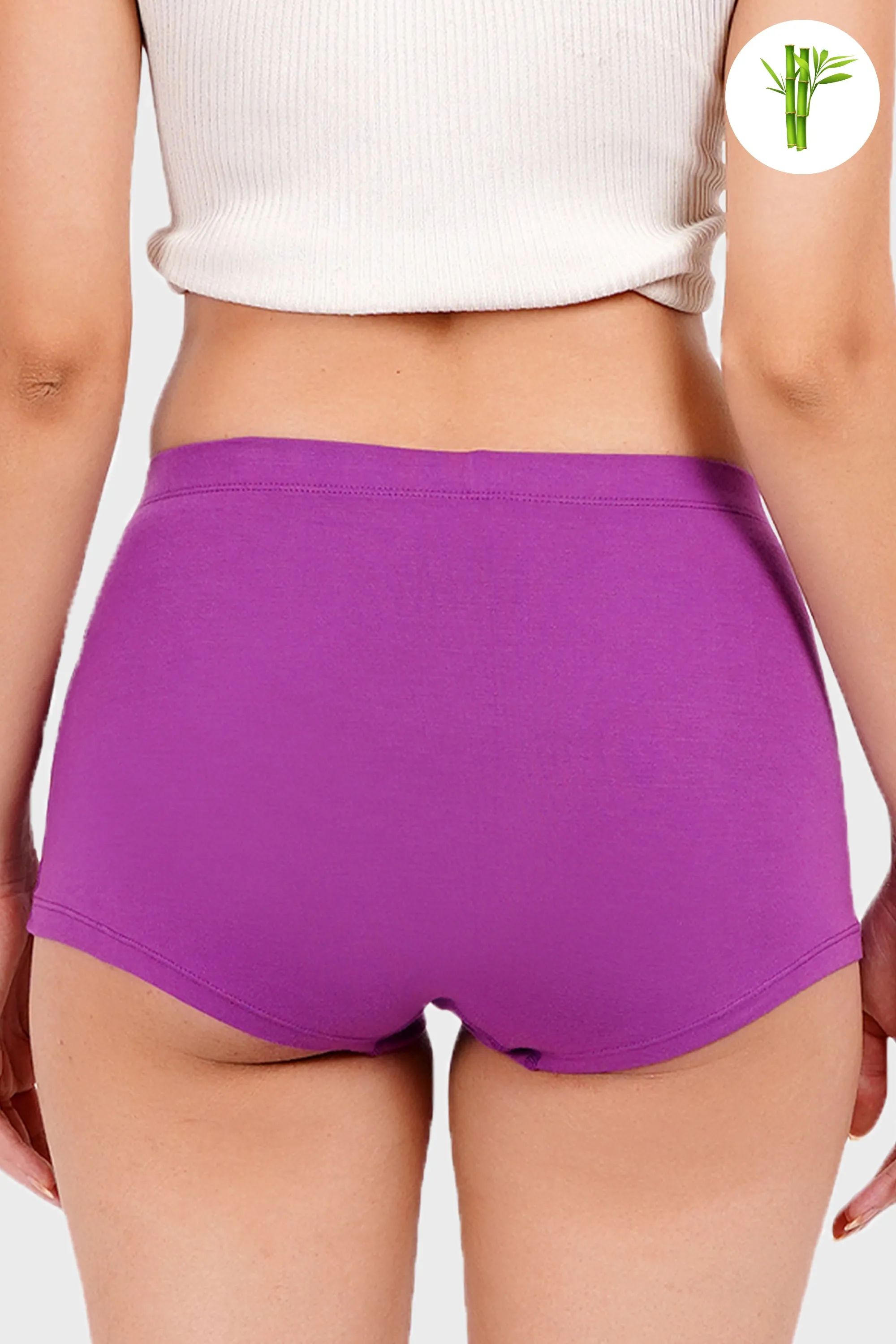 Cloud soft Women's Boyshorts - Amethyst Purple