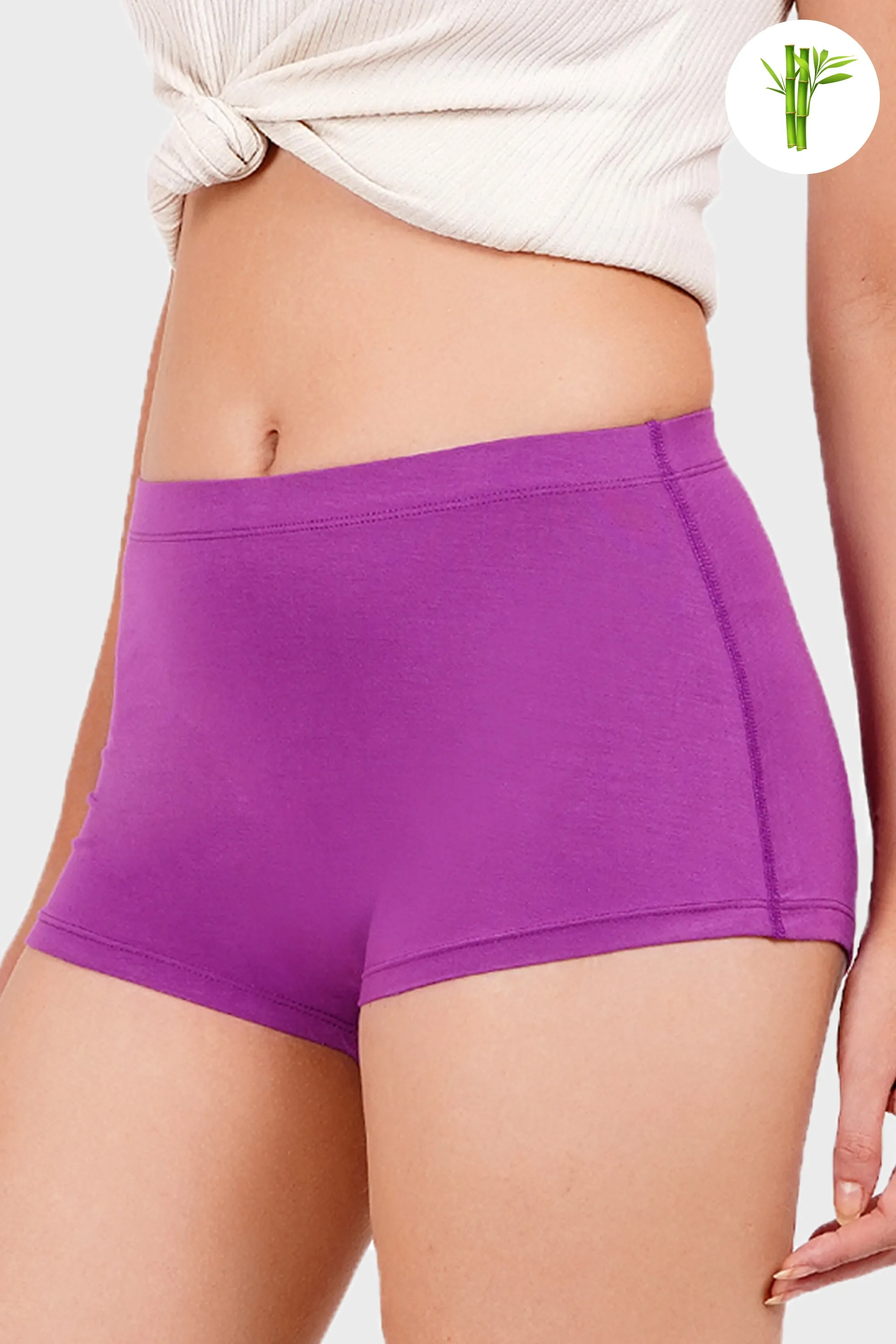 Cloud soft Women's Boyshorts - Amethyst Purple