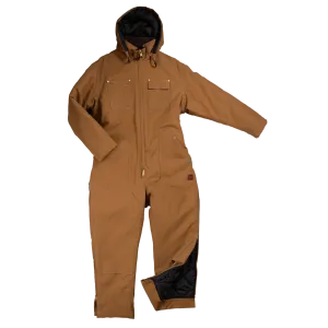 CLWC011-L-Brown Coveralls Insulated Tough Duck