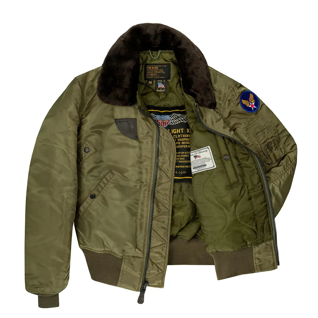 Cockpit USA B-15 Nylon Bomber Jacket