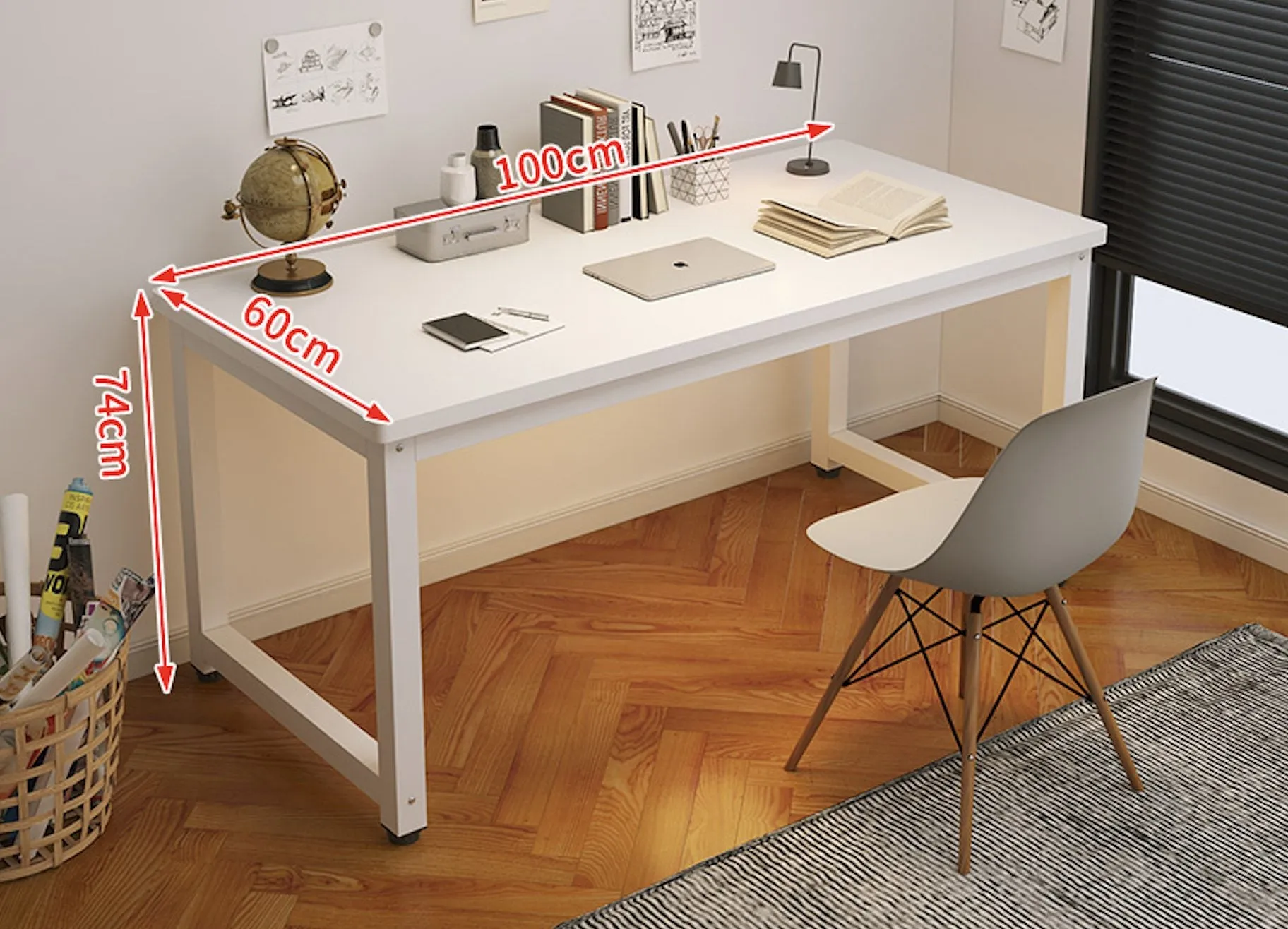 Computer Desk Home Office Desk Workstation Gaming Writing Desk 2 sizes