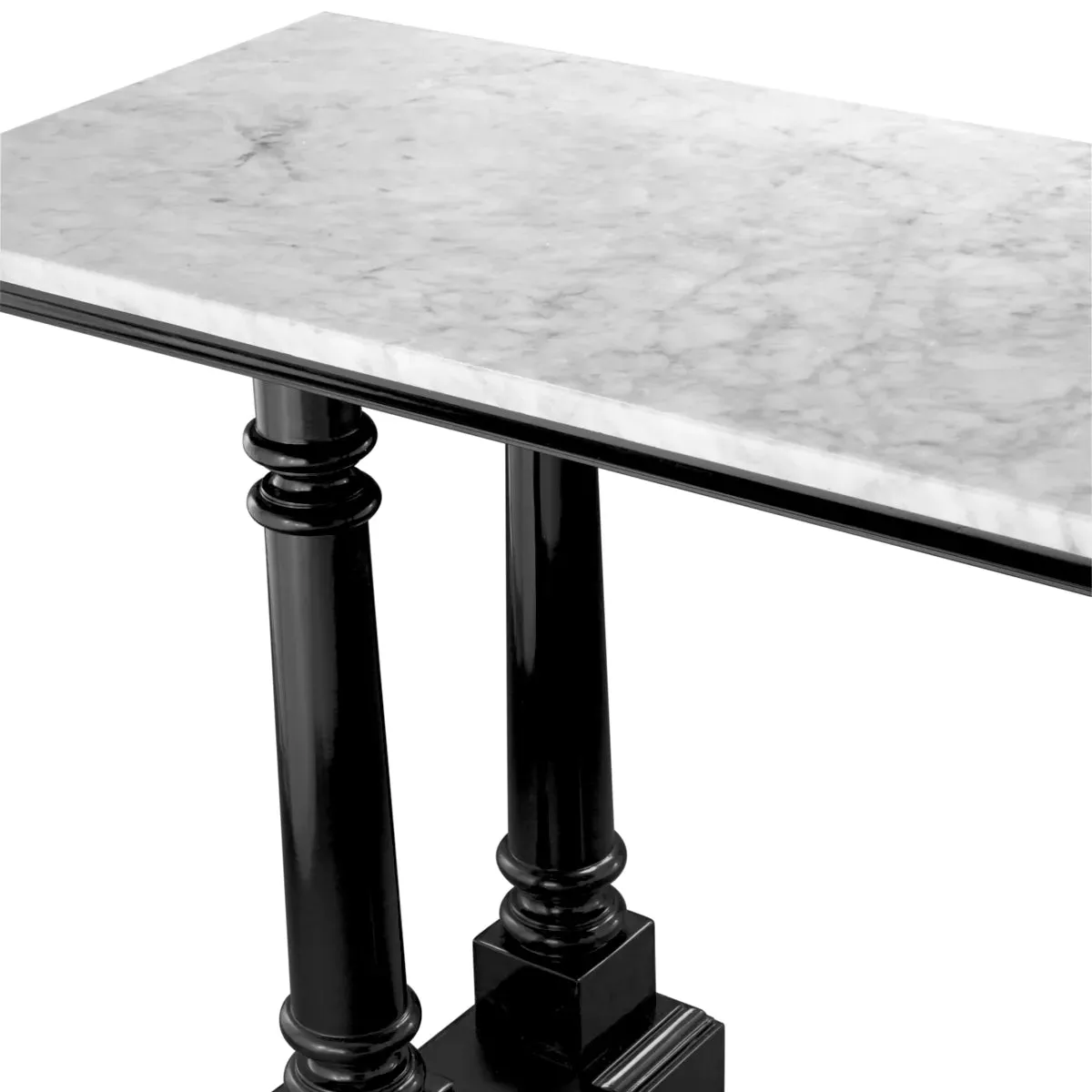 Console Table Walford - Waxed Black Finish