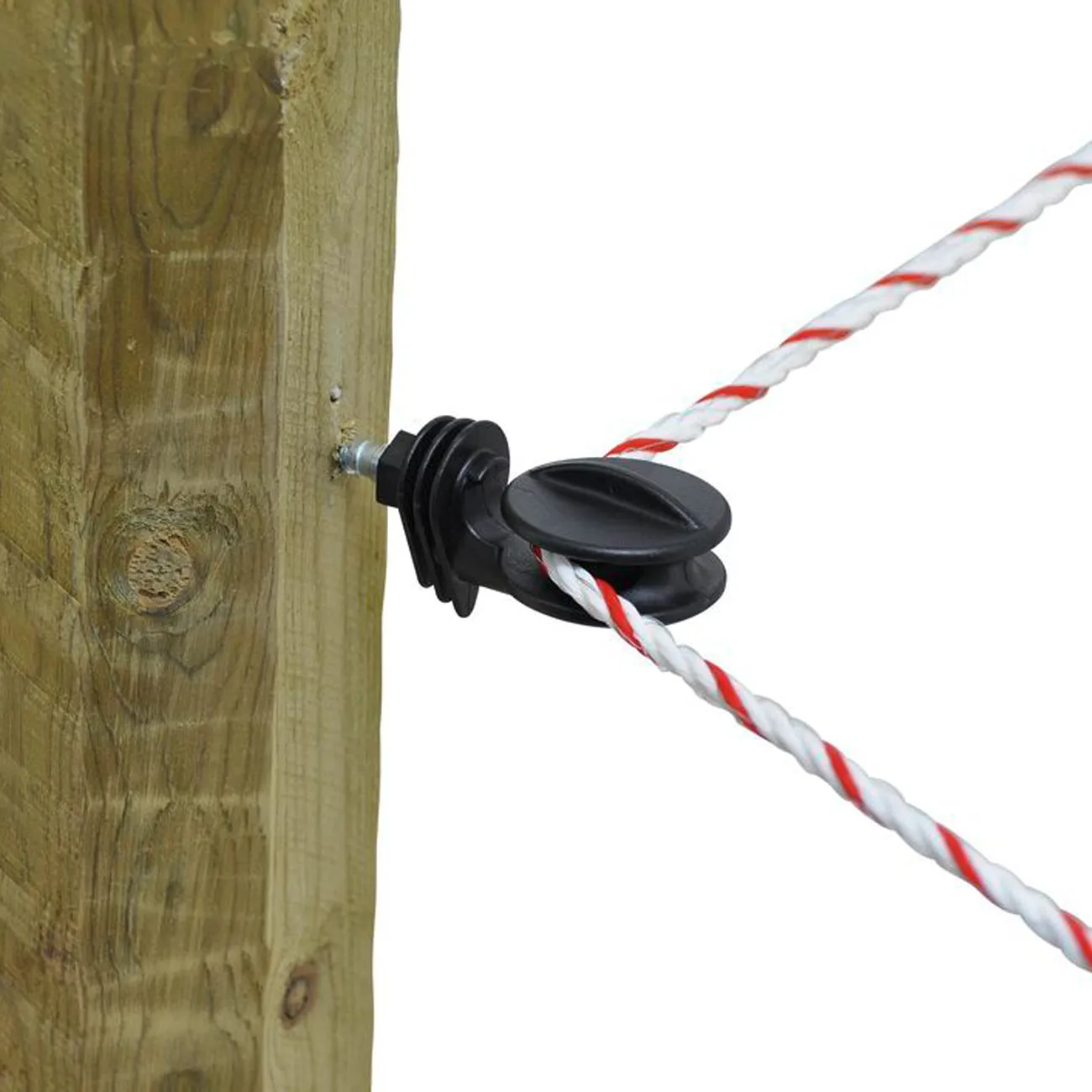 CORRAL wood post super corner rope screw-in insulator (10/bag)