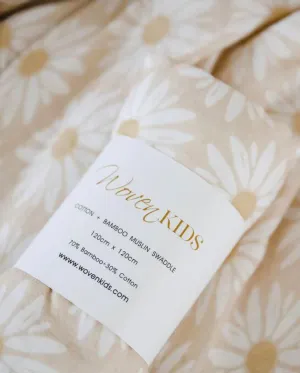 Cotton & Bamboo Swaddle Fleur