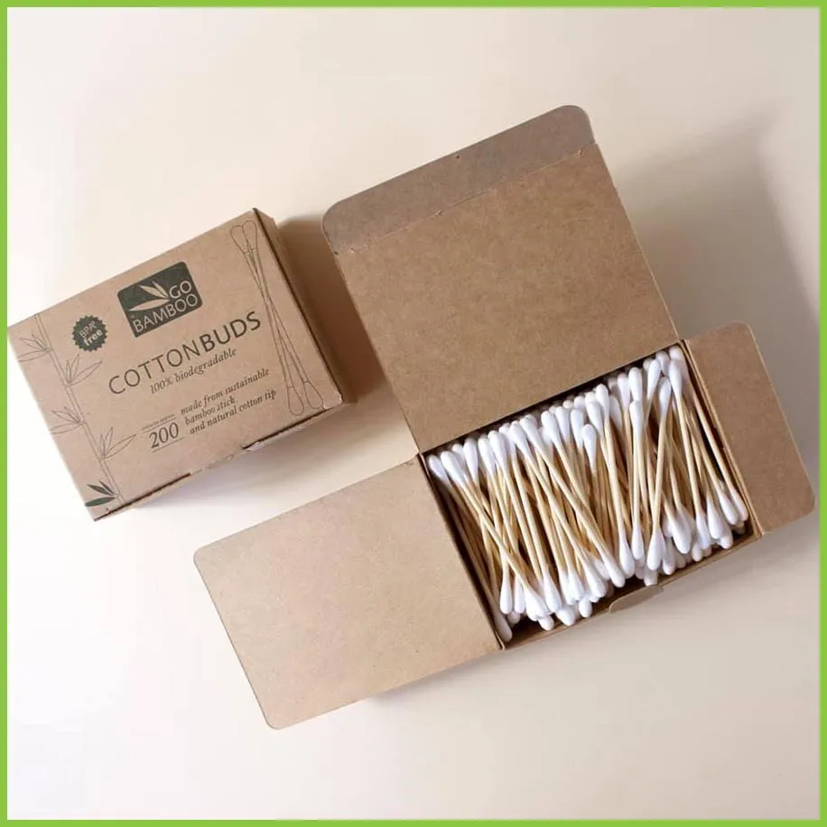 Cotton Buds - Box of 200 - Go Bamboo