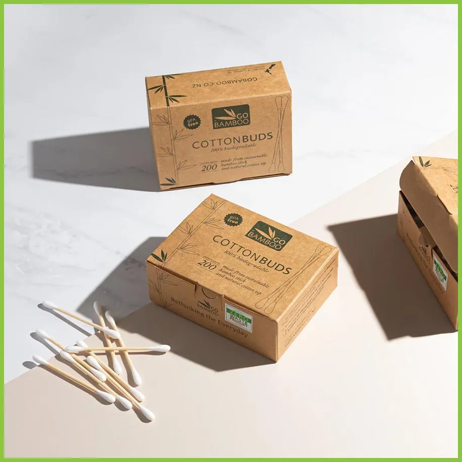 Cotton Buds - Box of 200 - Go Bamboo