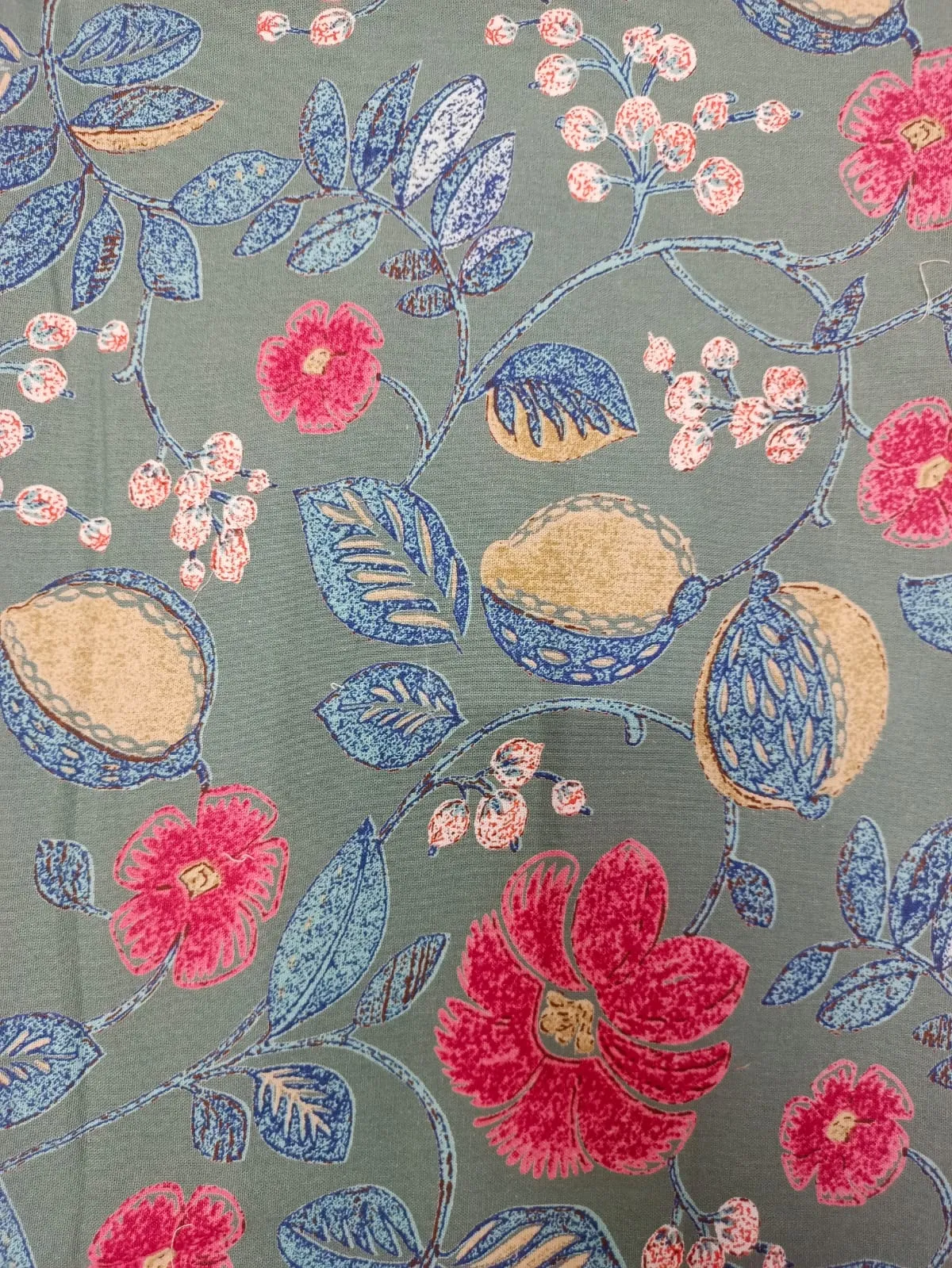 Cotton Linen Flax Digital Printed Fabric