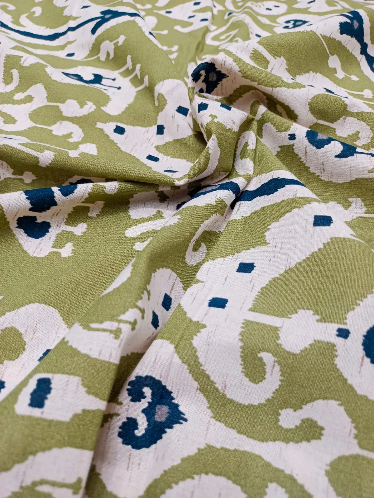 Cotton Linen Flax Digital Printed Fabric