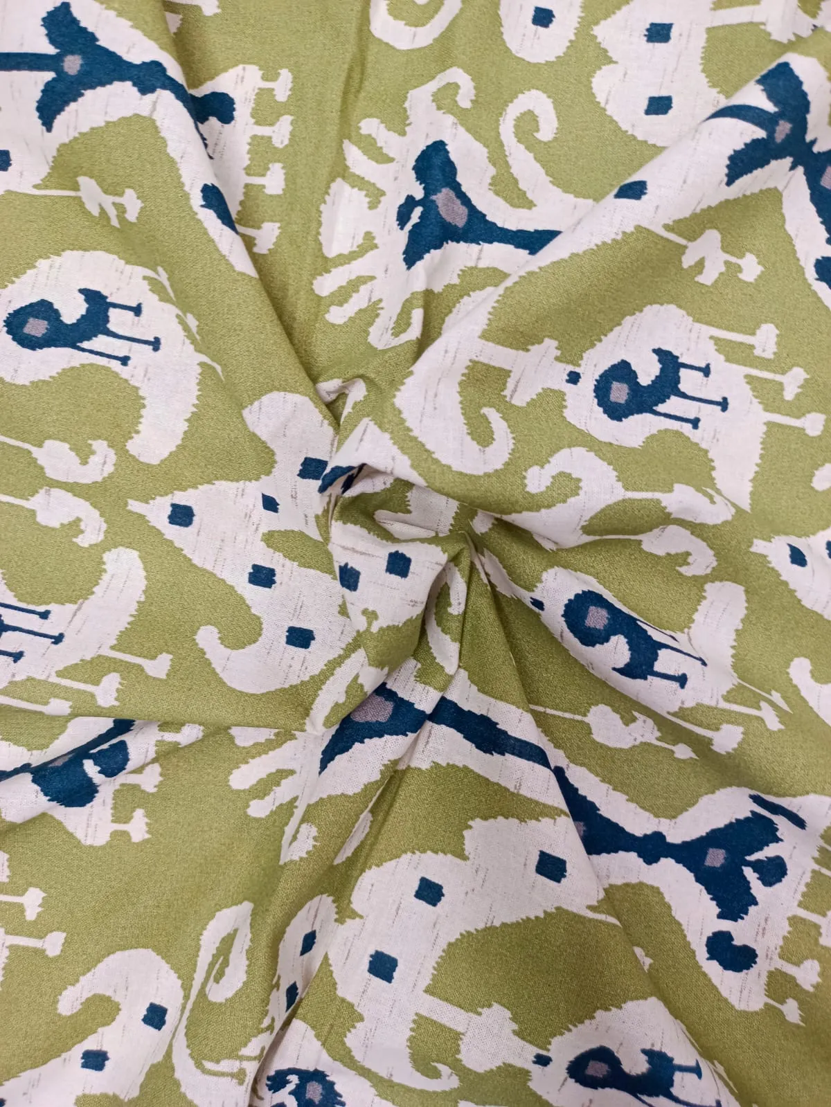 Cotton Linen Flax Digital Printed Fabric