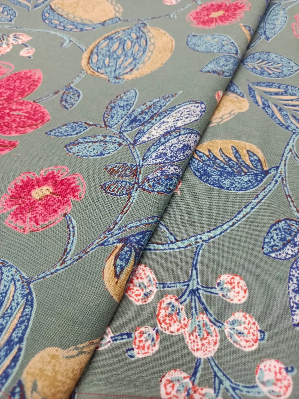 Cotton Linen Flax Digital Printed Fabric