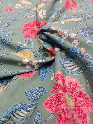Cotton Linen Flax Digital Printed Fabric