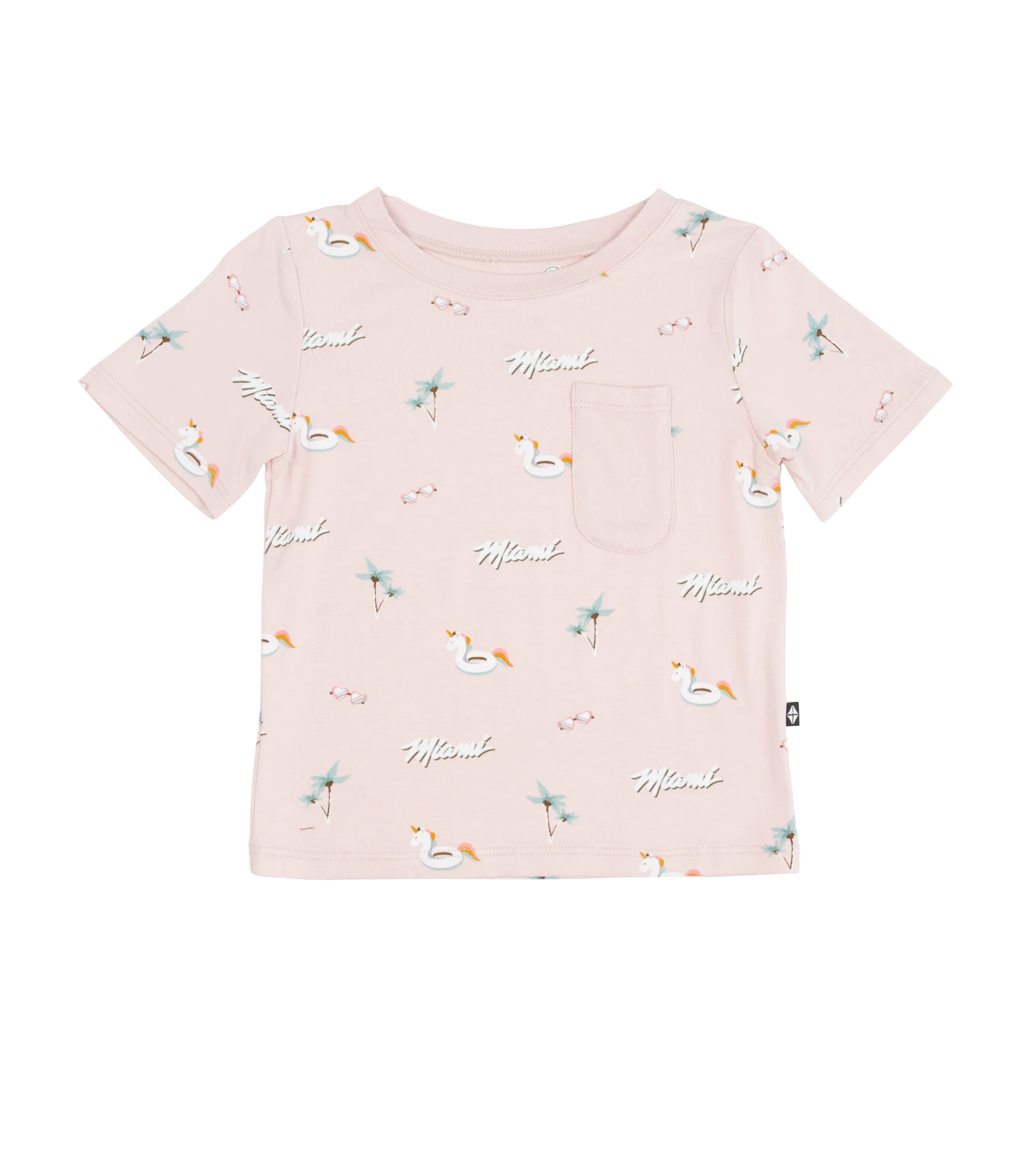 Court Culture x Kyte Baby Beach Blush Toddler Crew Neck Tee